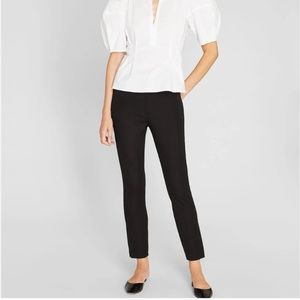 Club Monaco NWT Black Slit Detail Pant 0